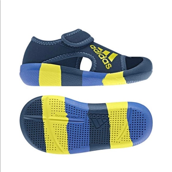 adidas Baby Altaventure, Legend Marine/True Blue/Shock Yellow, 7.5K M US Toddler - Picture 2 of 3